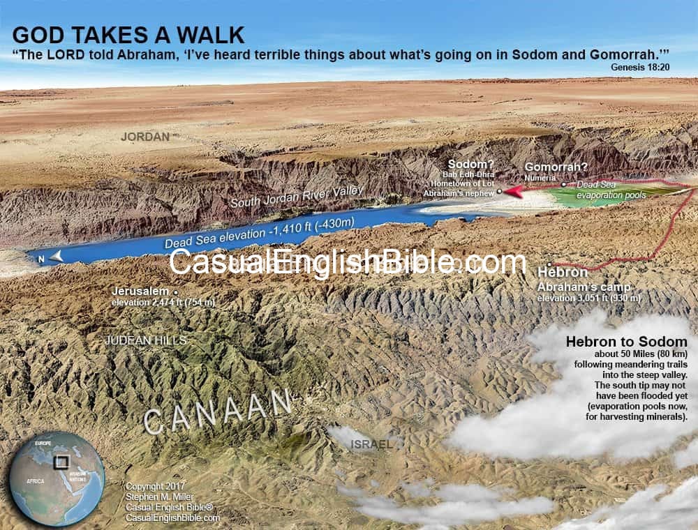 Map of Hebron - Casual English Bible