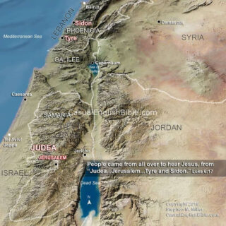 map of Judea