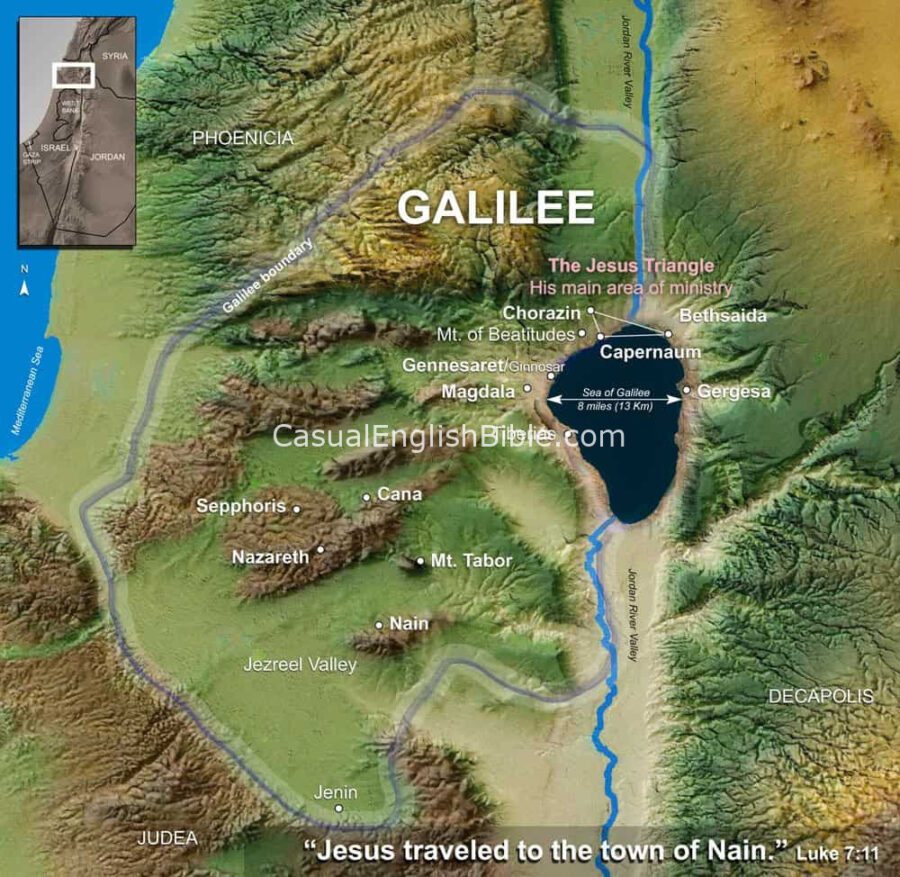 map of galilee