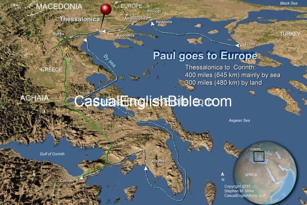 map Thessalonica coastline map Thessalonica coastline