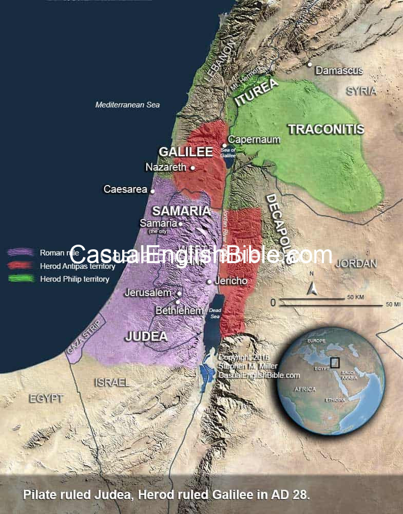 map of Herod's kingdom map of Herod's kingdom