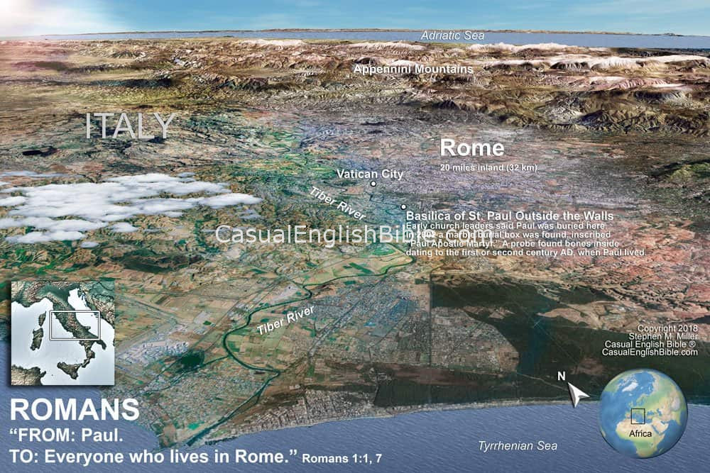 Map: Rome