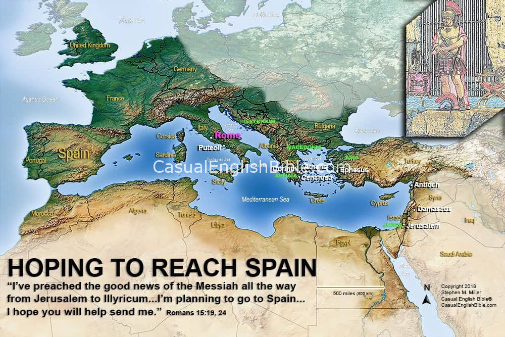 Paul plans to visit Spain