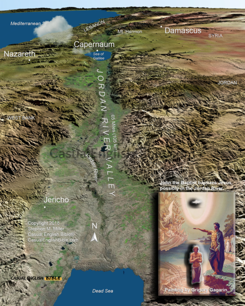 map of Jordan River Valley