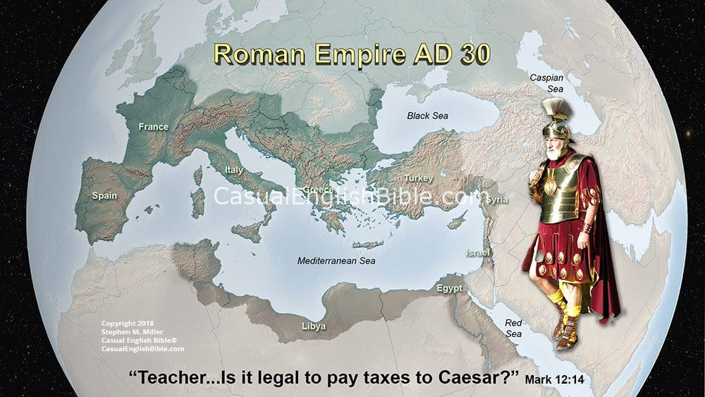 Map: Map of Roman Empire AD 30