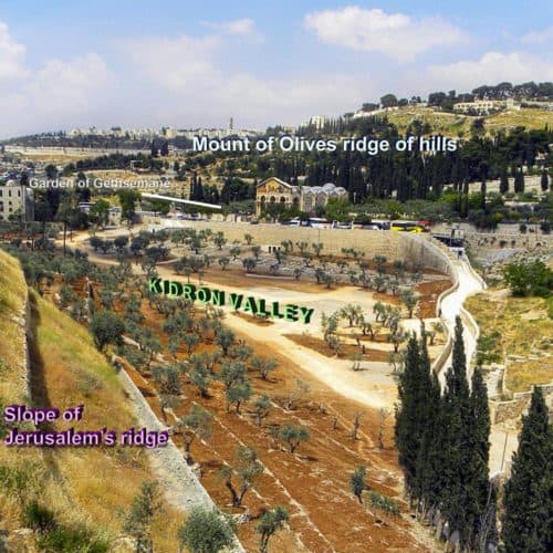 Map: Kidron Valley