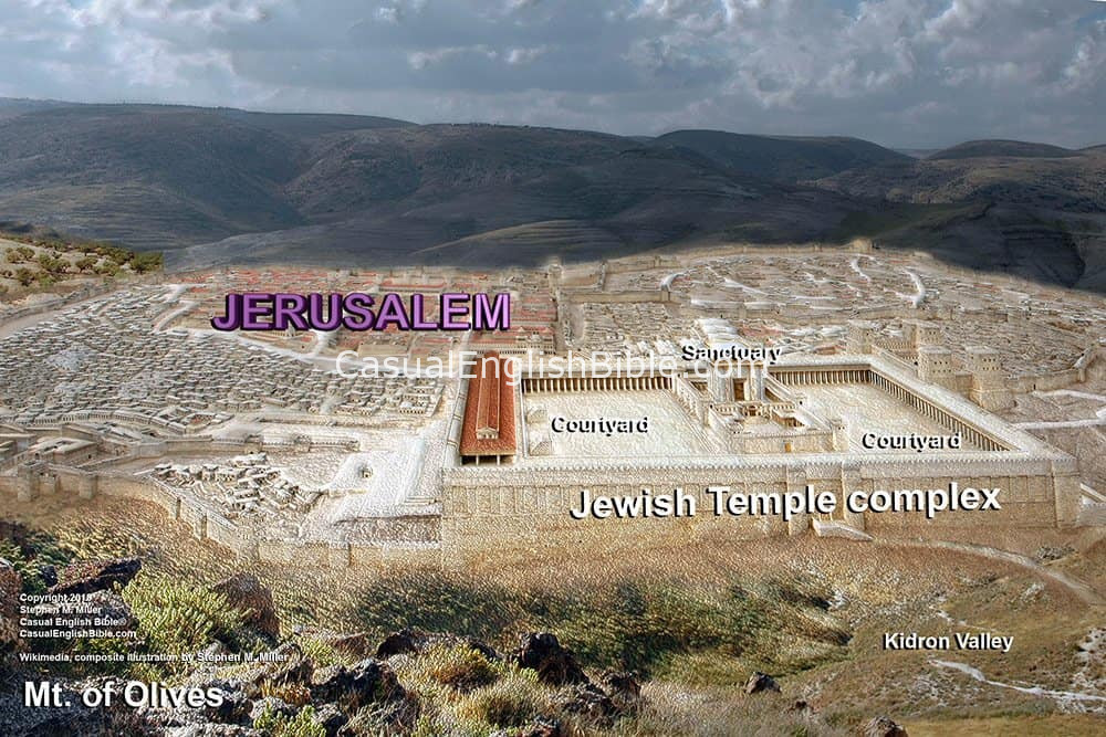 Map: Map Jerusalem temple
