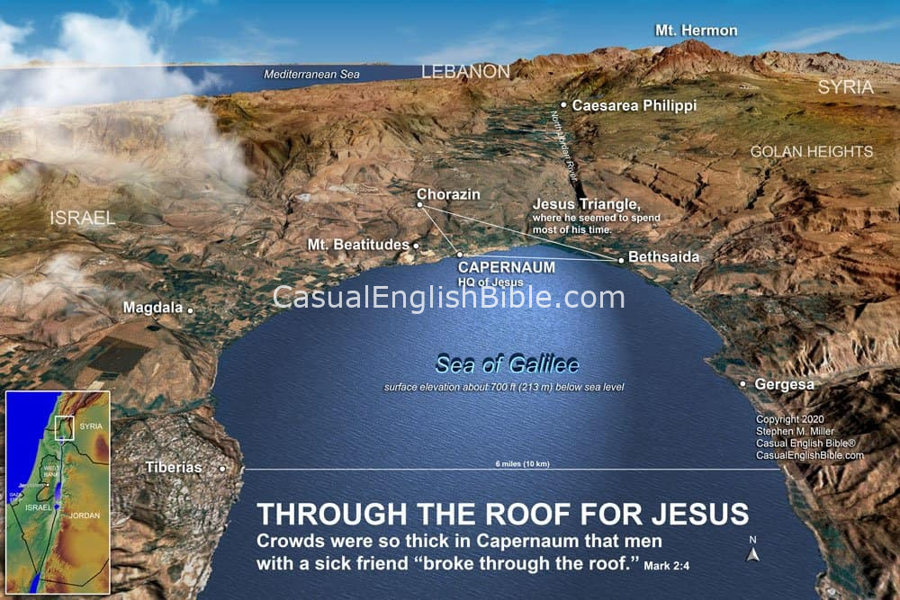 Map: Capernaum map