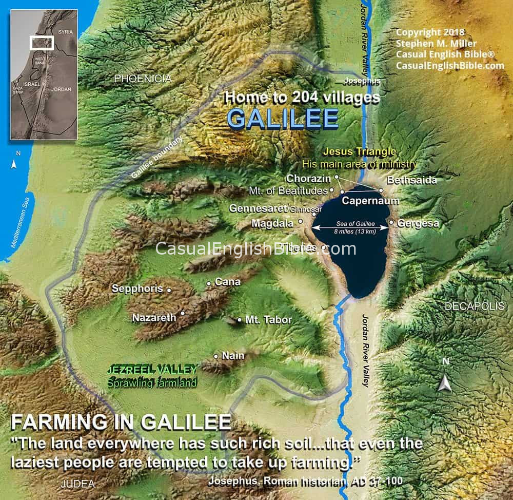 Map: Galilee