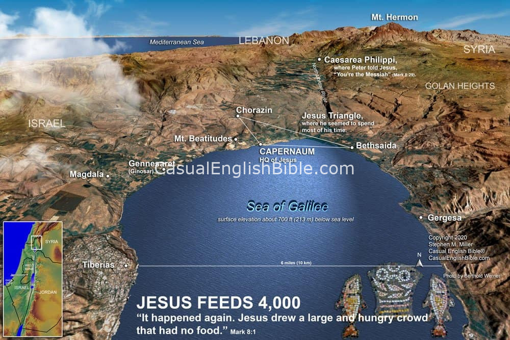 Map: Map of Jesus feeding 4000