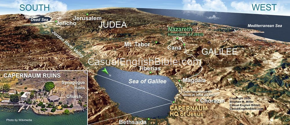 Map: Sea of Galilee