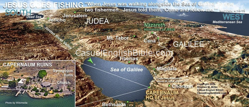 map of galilee