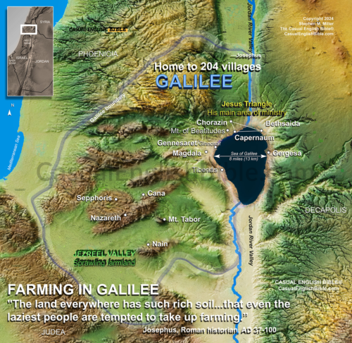 map of Galilee