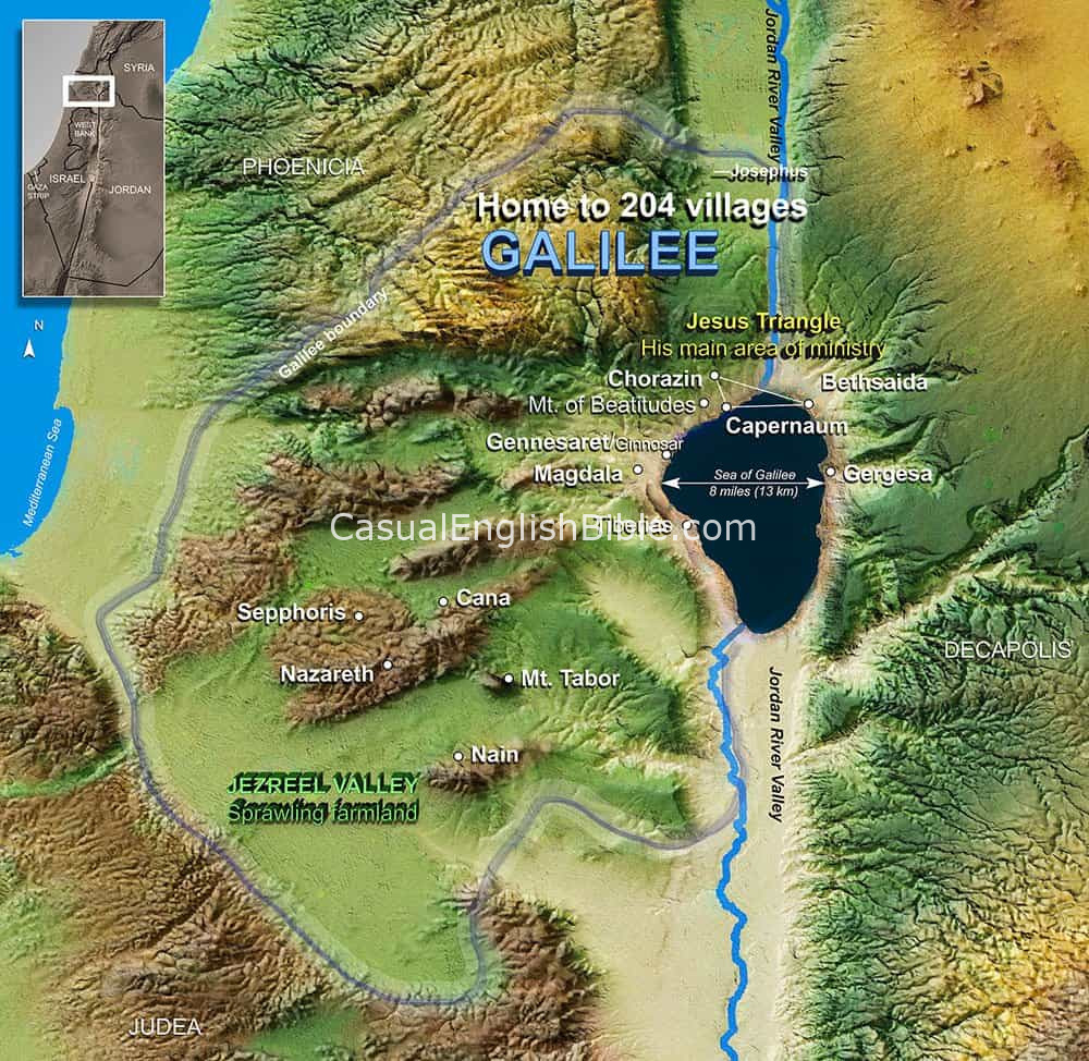 Map: Galilee