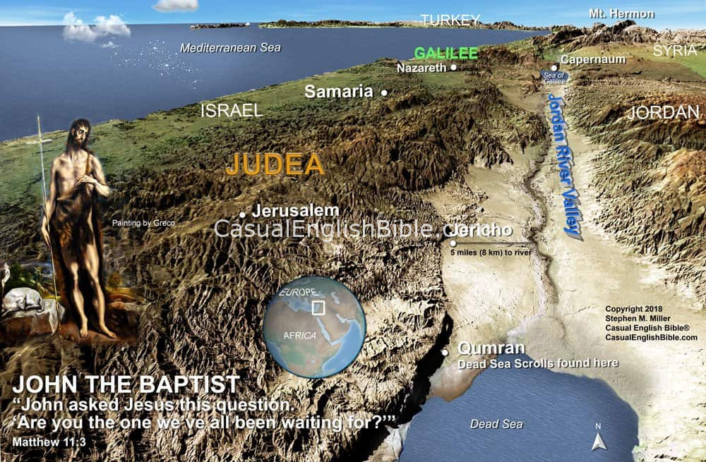 Map: Mission of John the Baptist