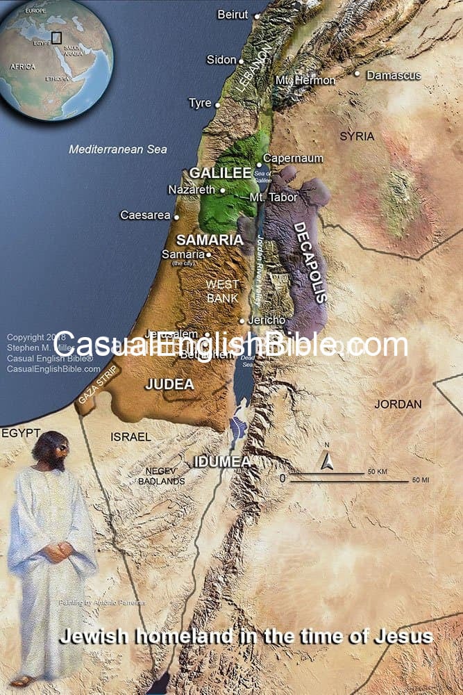 map of Israel at time of Jesus, with Tyre and Sidon map of Israel at time of Jesus, with Tyre and Sidon