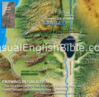 map of Galilee