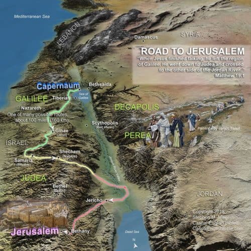 Map: Road to Jerusalem