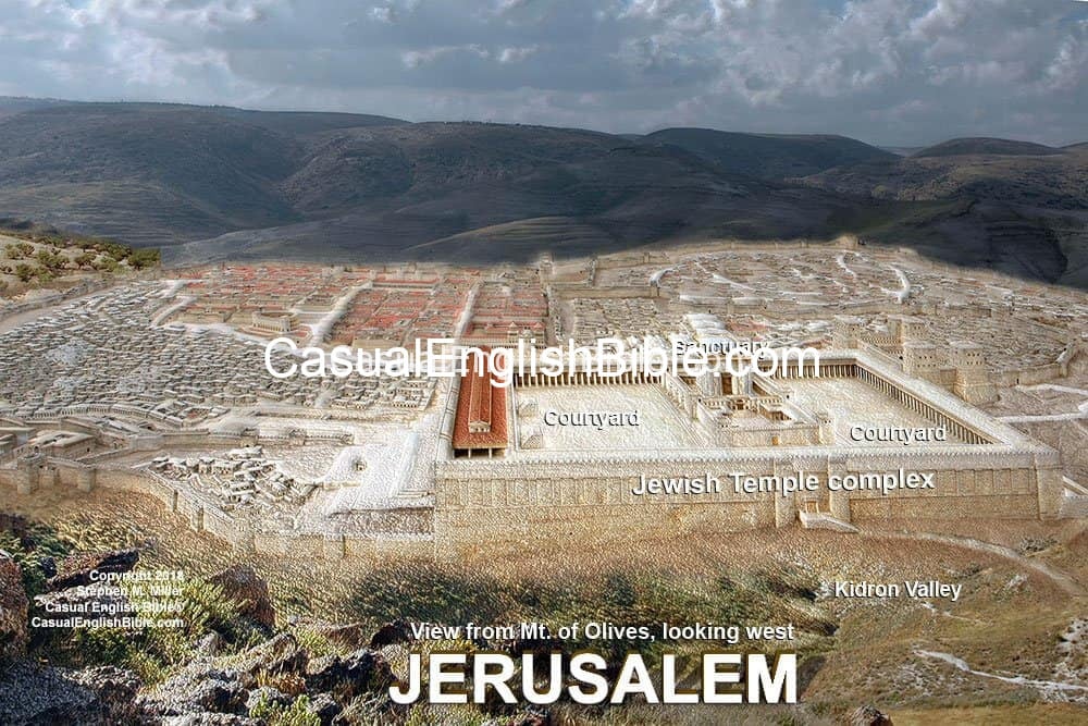 model of first-century Jerusalem model of first-century Jerusalem