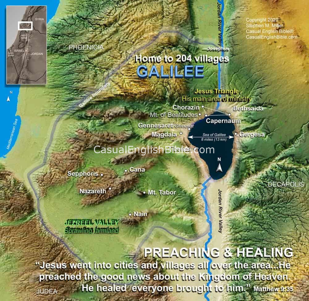 Map: Galilee farmland