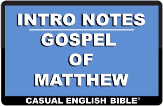 Link to intro notes to Gospel of Matthew
