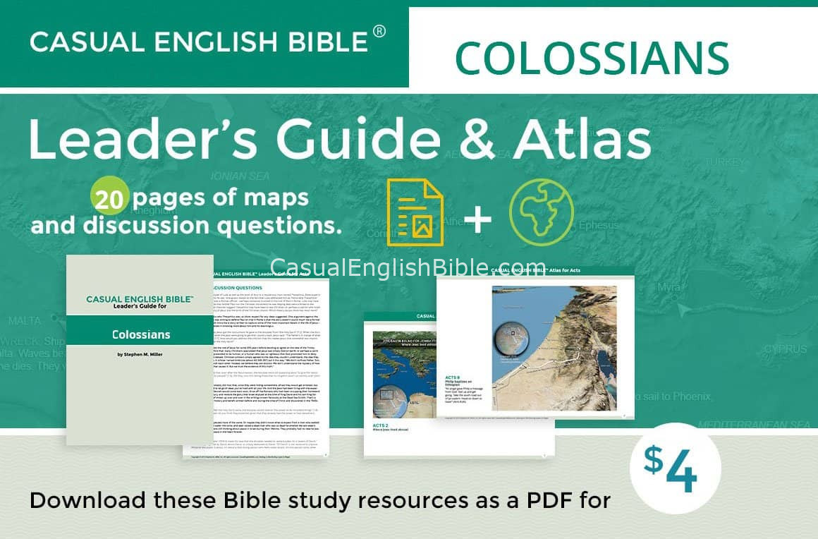 Promo Colossians leader's guide and atlas