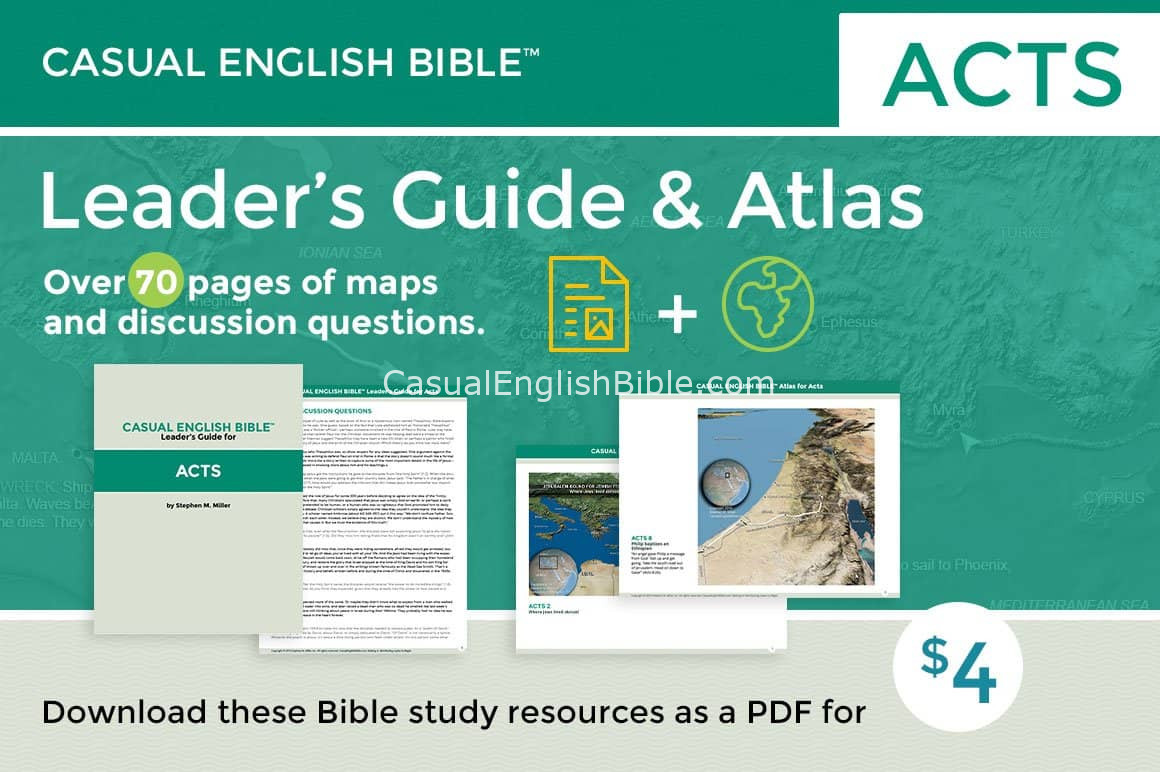 Promo Acts leader's guide and atlas
