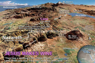 map of Cana, copyright Stephen M. Miller