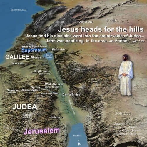 Map: Escaping Jerusalem