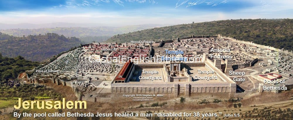 model of Jerusalem in the time of Jesus