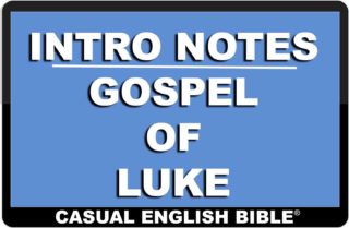 intro notes to gospel of luke