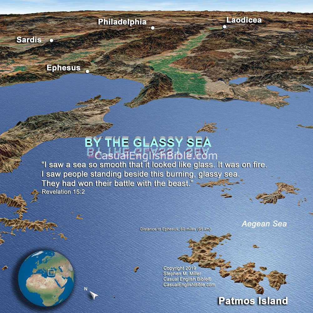 Map: Map of Patmos Island