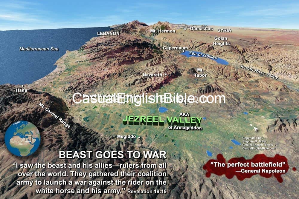 map of Jezreel Valley copyright Stephen M. Miller map of Jezreel Valley copyright Stephen M. Miller