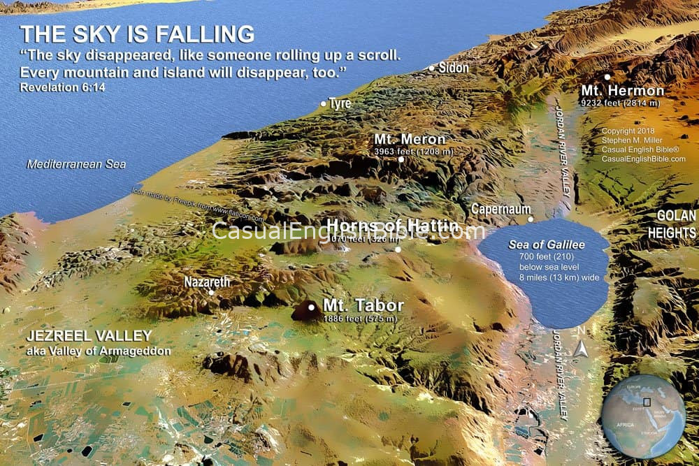 Map: Mountains of Galilee