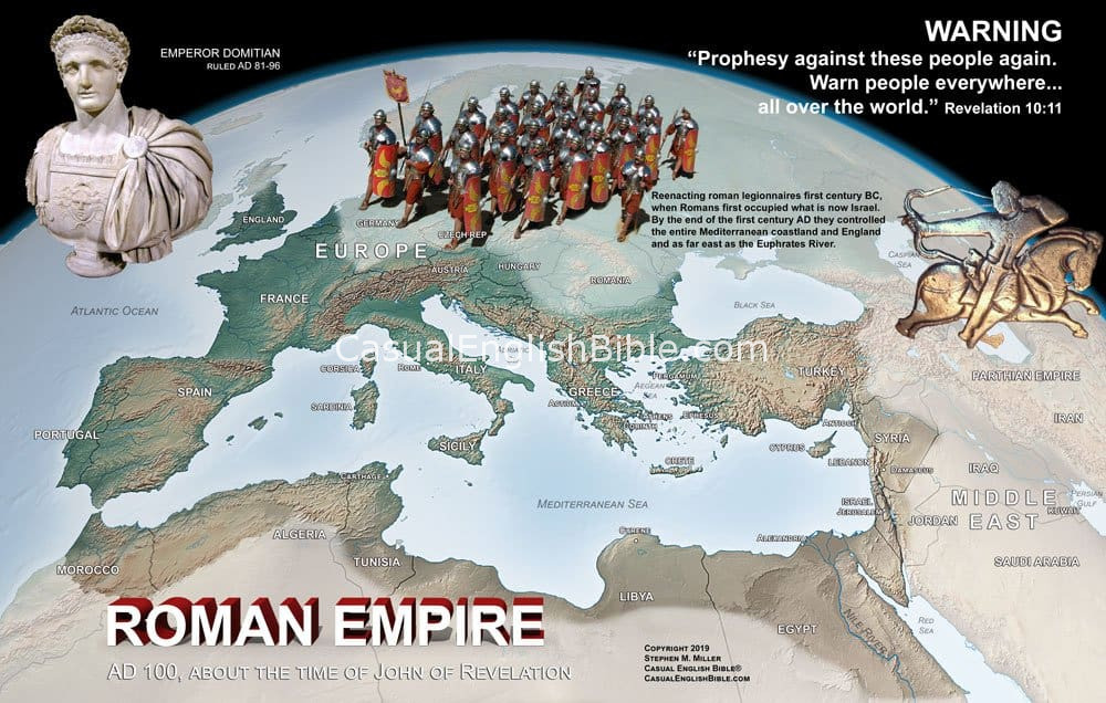 map of Roman Empire first century