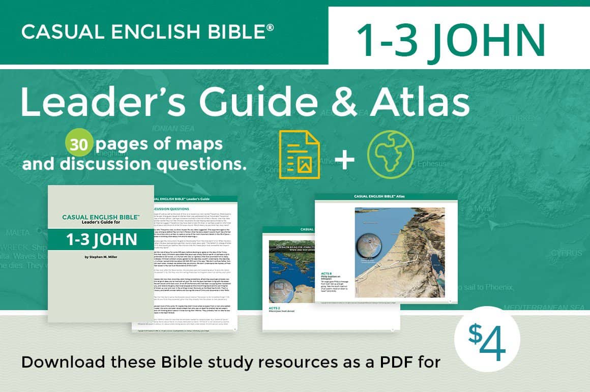 promo for Leader's Guide and Atlas for 1-3 John