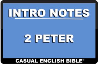 Intro notes for 2 Peter