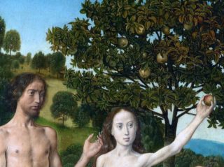 painting of adam and eve