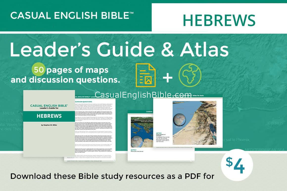 Promo Hebrewsleader's guide and atlas