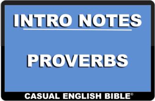 link to intro notes to proverbs