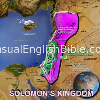map of solomon's kingdom