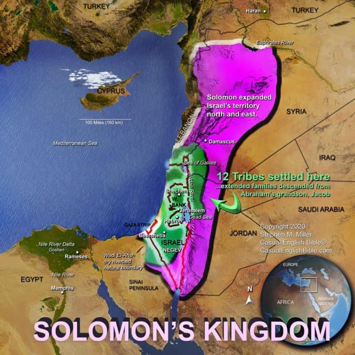 map of solomon's kingdom map of solomon's kingdom