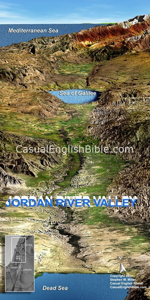 Map: Map Jordan River Valley