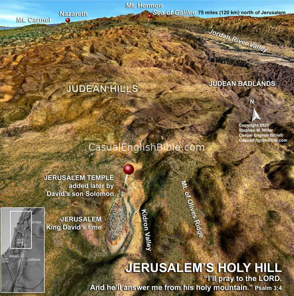 MAP OF JERUSALEM