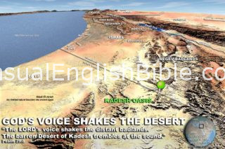 Map of Kadesh desert