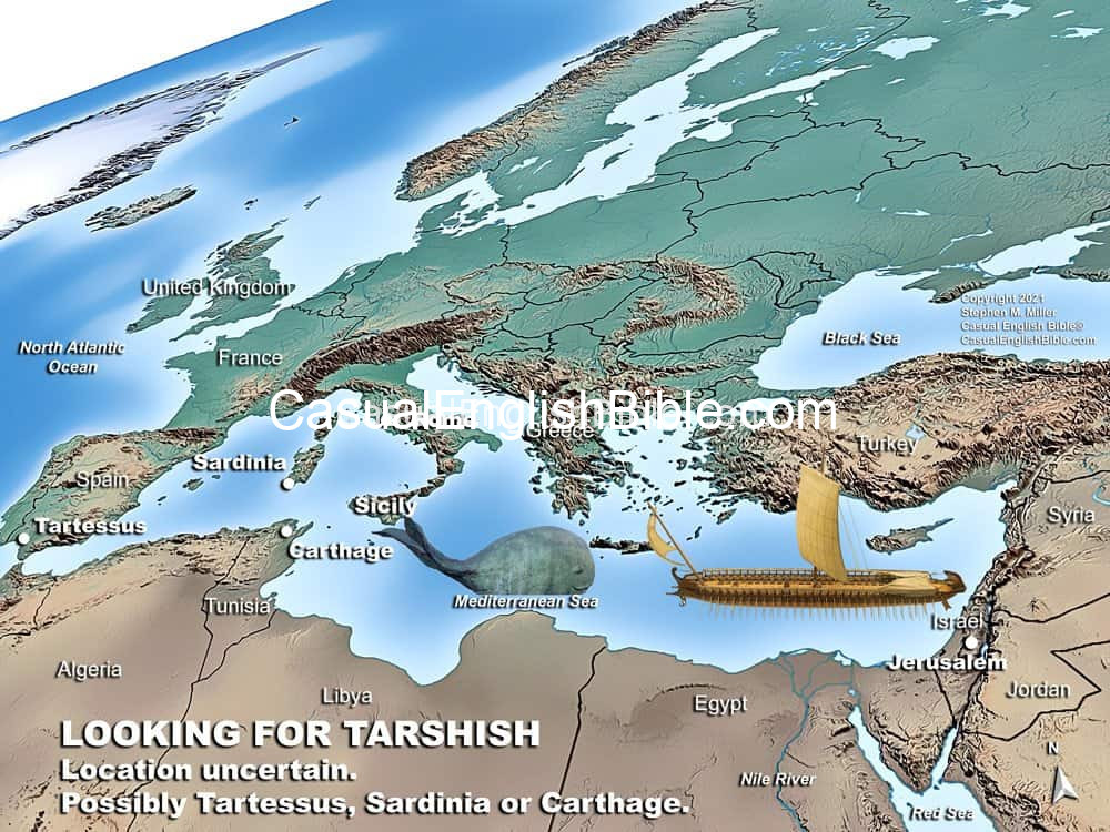 map of Tarshish map of Tarshish