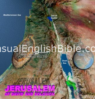 map of David's Jerusalem