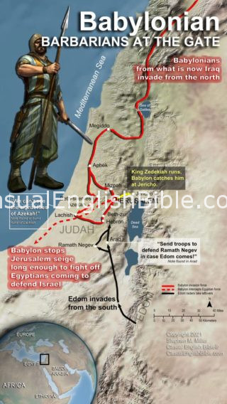 MAP OF BABYLONIAN INVASION
