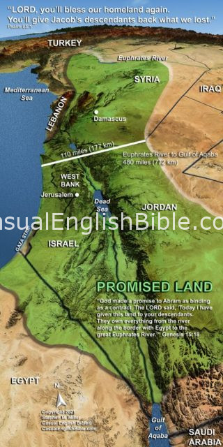 map of Promised Land