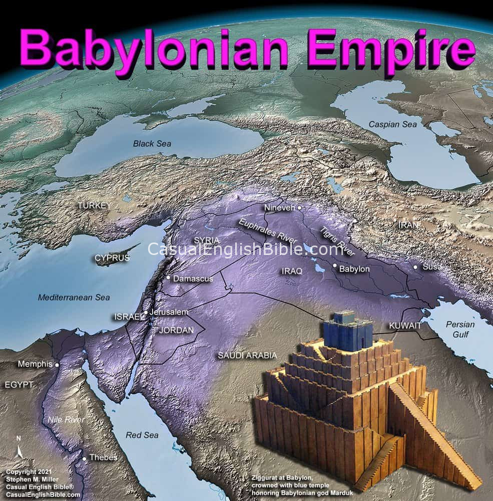 map of Babylonian Empire